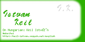 istvan keil business card